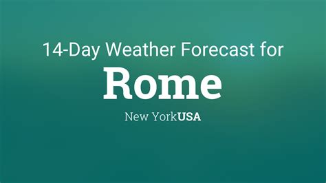 rome ny weather forecast hourly.